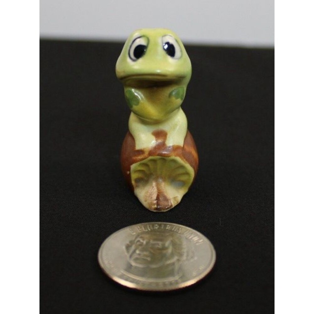 Vintage Josef Originals Japan Frog on Mushroom Figurine  - 1960's